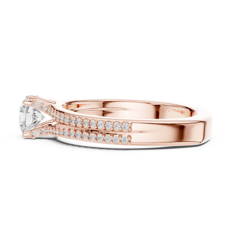 Ladies Ring LR-0330@7 - Rose Gold - Image