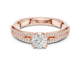 Ladies Ring LR-0330@7 - Rose Gold - Image