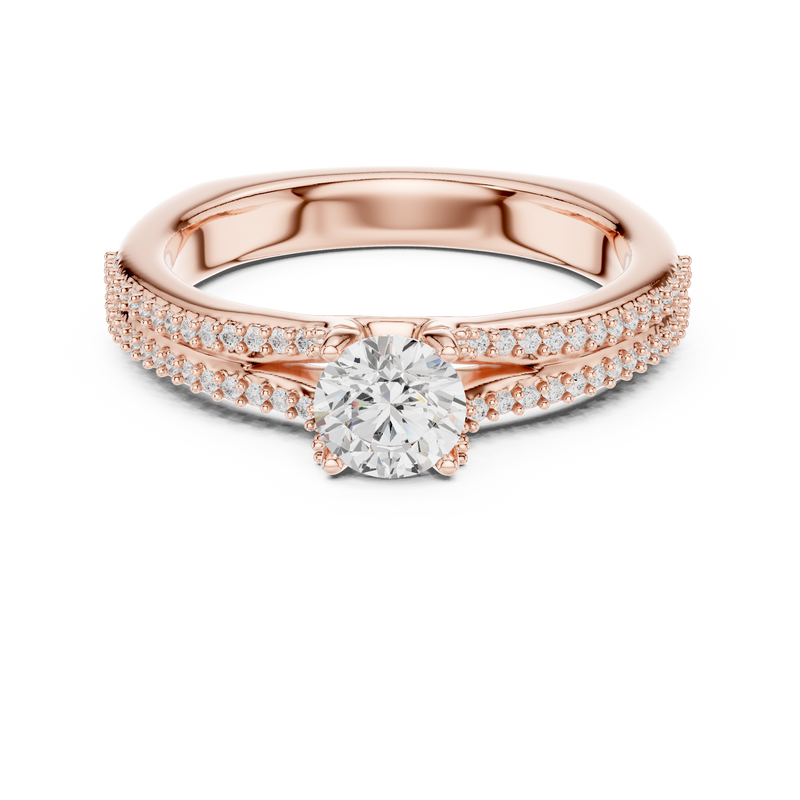 Ladies Ring LR-0330@7 - Rose Gold - Image