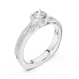 Ladies Ring LR-0330@7 - White Gold - Image