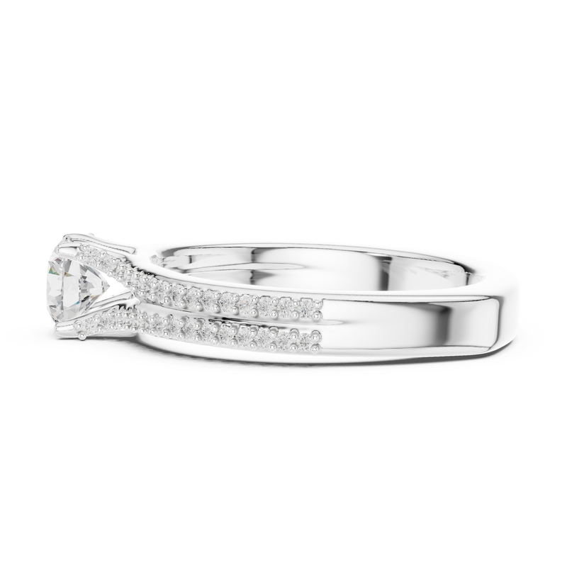 Ladies Ring LR-0330@7 - White Gold - Image