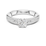 Ladies Ring LR-0330@7 - White Gold - Image