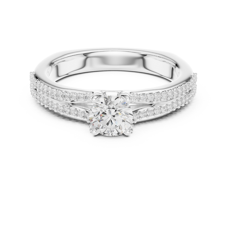 Ladies Ring LR-0330@7 - White Gold - Image