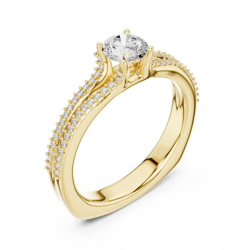 Ladies Ring LR-0330@7 - Yellow Gold - Image