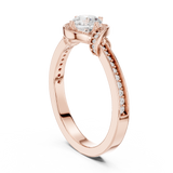 Ladies Ring LR-0332@7 - Rose Gold - Image