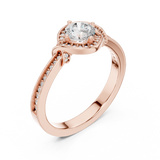 Ladies Ring LR-0332@7 - Rose Gold - Image