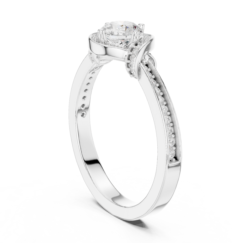 Ladies Ring LR-0332@7 - White Gold - Image