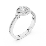 Ladies Ring LR-0332@7 - White Gold - Image