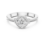 Ladies Ring LR-0332@7 - White Gold - Image