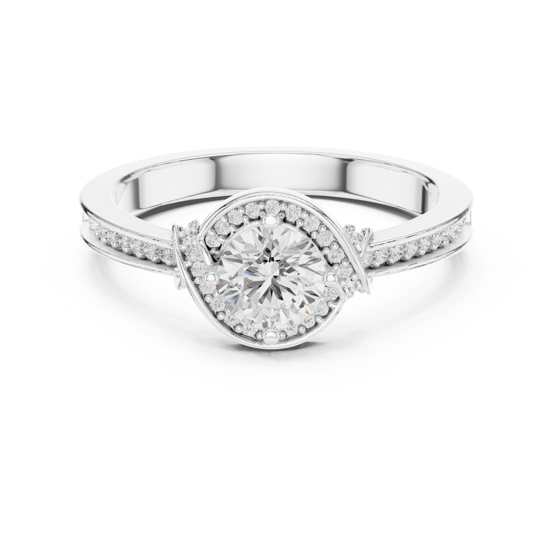Ladies Ring LR-0332@7 - White Gold - Image