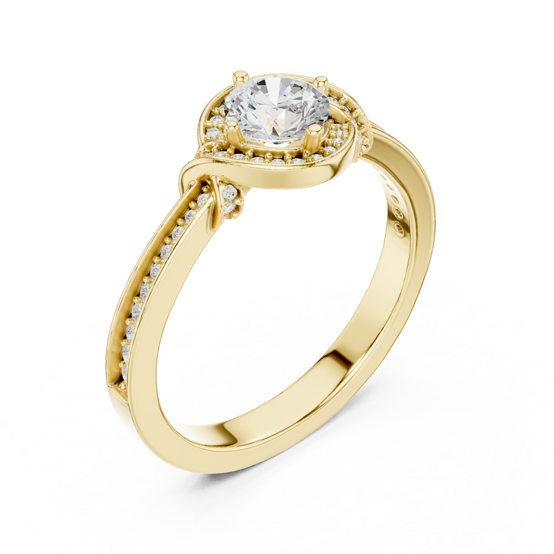 Ladies Ring LR-0332@7 - Yellow Gold - Image