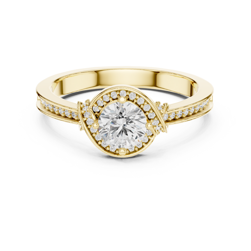 Ladies Ring LR-0332@7 - Yellow Gold - Image