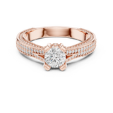 Ladies Ring LR-0334@7 - Rose Gold - Image