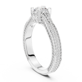 Ladies Ring LR-0334@7 - White Gold - Image