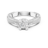 Ladies Ring LR-0334@7 - White Gold - Image