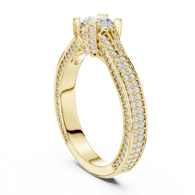 Ladies Ring LR-0334@7 - Yellow Gold - Image