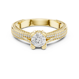 Ladies Ring LR-0334@7 - Yellow Gold - Image