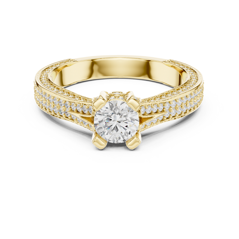 Ladies Ring LR-0334@7 - Yellow Gold - Image