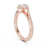 Ladies Ring LR-0336@7 - Rose Gold - Image