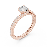 Ladies Ring LR-0336@7 - Rose Gold - Image