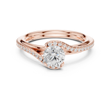 Ladies Ring LR-0336@7 - Rose Gold - Image