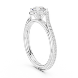 Ladies Ring LR-0336@7 - White Gold - Image