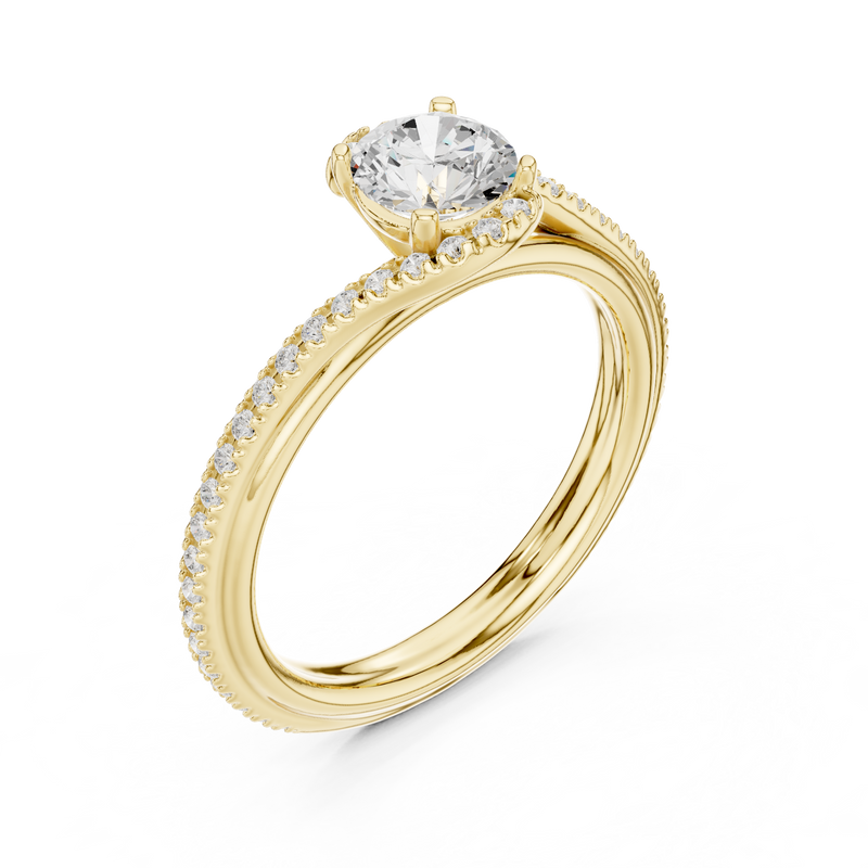 Ladies Ring LR-0336@7 - Yellow Gold - Image