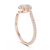 Ladies Ring LR-0338@7 - Rose Gold - Image