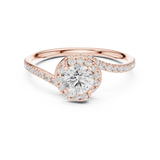 Ladies Ring LR-0338@7 - Rose Gold - Image
