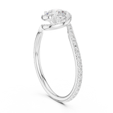 Ladies Ring LR-0338@7 - White Gold - Image