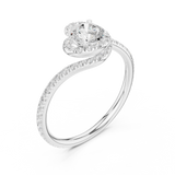 Ladies Ring LR-0338@7 - White Gold - Image