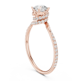 Ladies Ring LR-0341@7 - Rose Gold - Image