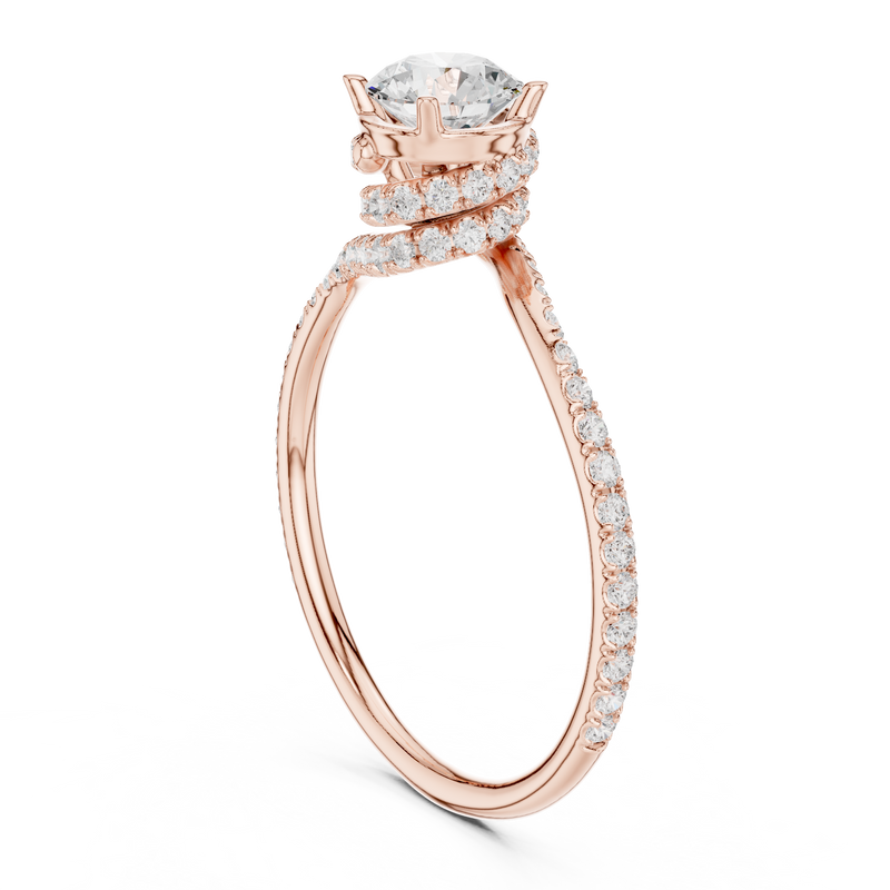 Ladies Ring LR-0341@7 - Rose Gold - Image