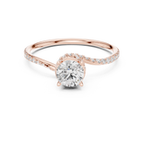 Ladies Ring LR-0341@7 - Rose Gold - Image