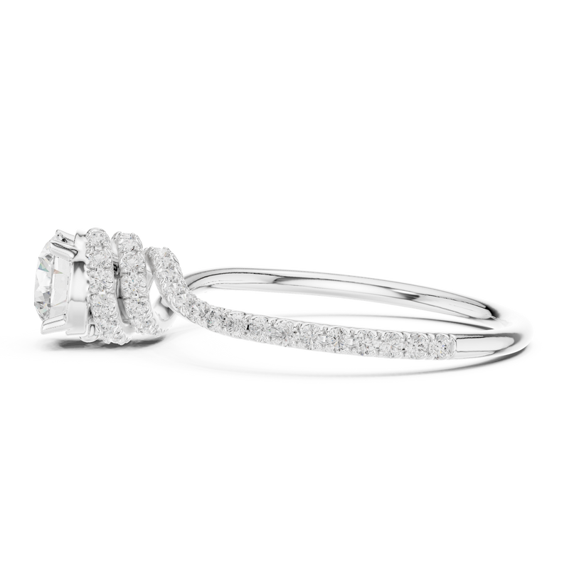 Ladies Ring LR-0341@7 - White Gold - Image