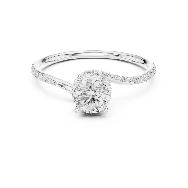 Ladies Ring LR-0341@7 - White Gold - Image