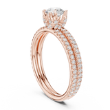 Ladies Ring LR-0342@7 - Rose Gold - Image