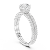 Ladies Ring LR-0342@7 - White Gold - Image