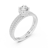 Ladies Ring LR-0342@7 - White Gold - Image