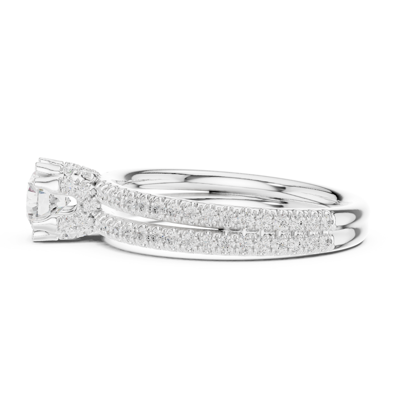 Ladies Ring LR-0342@7 - White Gold - Image