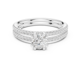 Ladies Ring LR-0342@7 - White Gold - Image