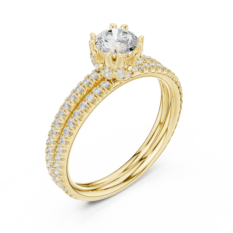 Ladies Ring LR-0342@7 - Yellow Gold - Image
