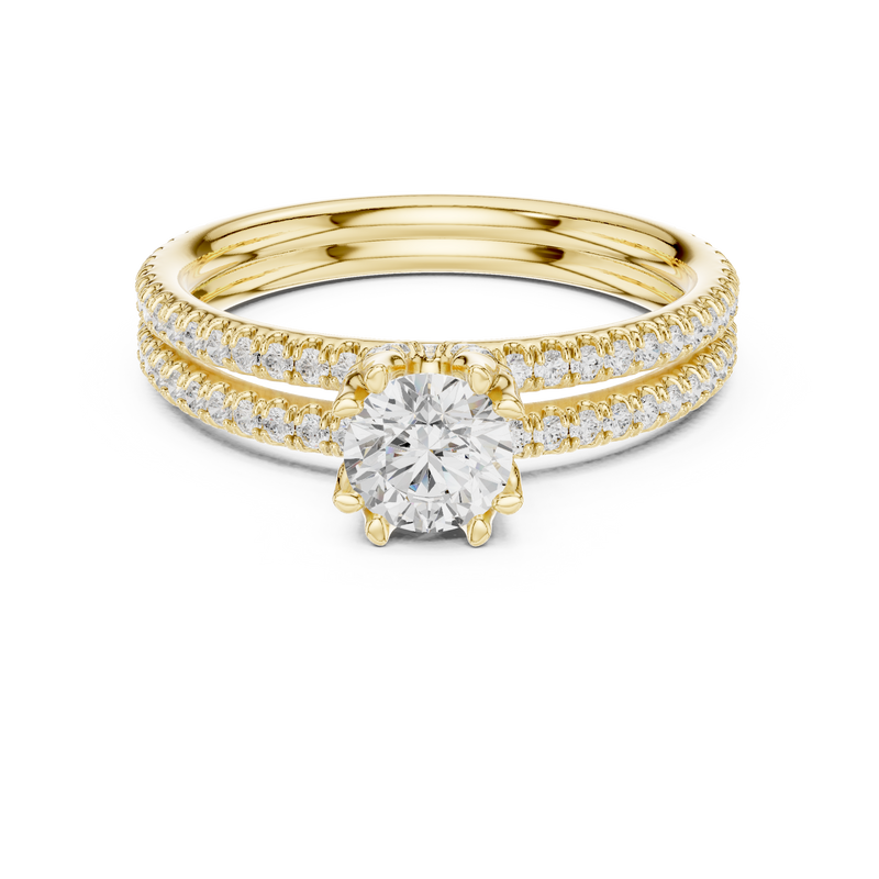Ladies Ring LR-0342@7 - Yellow Gold - Image