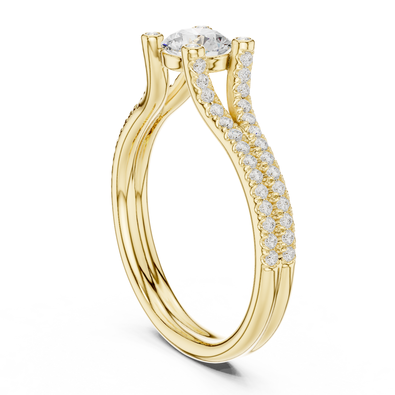 Ladies Ring LR-0343@7 - Yellow Gold - Image