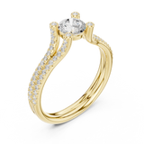 Ladies Ring LR-0343@7 - Yellow Gold - Image