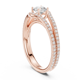 Ladies Ring LR-0345@7 - Rose Gold - Image