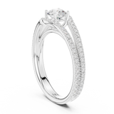Ladies Ring LR-0345@7 - White Gold - Image