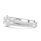 Ladies Ring LR-0345@7 - White Gold - Image
