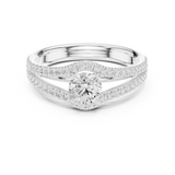 Ladies Ring LR-0345@7 - White Gold - Image