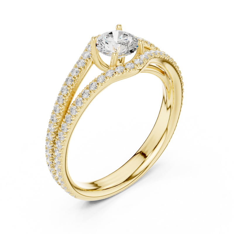 Ladies Ring LR-0345@7 - Yellow Gold - Image